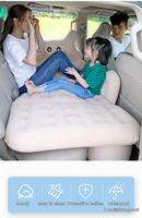 Matelas gonflable de voyage de lit d'air de voiture de dessin animé de chat mignon avec le déflecteur de sécurité