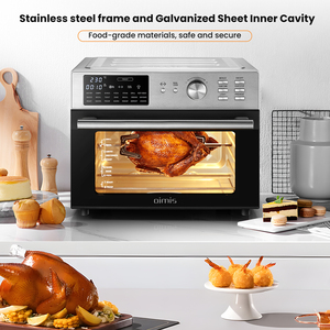 Oven Penggorengan Udara Konveksi Stainless Steel Smart Square 30L 1800W dengan Fungsi Pemanggang Roti & Pizza untuk Penggunaan Rumah Tangga Tersedia - Product Image 1