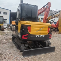Mini-excavatrice Volvo EC60D d'occasion, moteur d'origine, machine de construction compacte, prête à l'emploi, excavatrice d'occasion à vendre