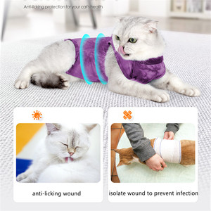 2026 NEW Surgery Recovery Suit Cat Spay Anti-licking Wound Weaning Suit Surgical <b>Clothes</b> for Cats Puppy Tie Dye Pet Cat <b>Clothes</b> - Product Image 6