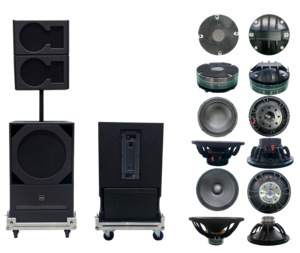 Giá bán buôn nhà sản xuất chuyên nghiệp hệ thống âm thanh 10-inch 18-inch loa với Bộ khuếch đại DSP hoạt động dòng mảng Loa - Product Image 2