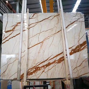 GOLDTOP OEM/ODM Hohe Qualitätssicherung Naturstein Goldader-Bodenbelag Wandfliesen Sofitel-Goldmarmor für Innendekoration - Product Image 6