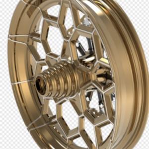 Nouvelles Adaptations de Moto INCA Personnalisées Moyeux/Jantes Dorés pour VRSCA V-ROD-Retrofit/Mise à Niveau Un An - Product Image 3