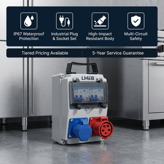IP67 Waterproof Distribution Box Power Distribution Box with Industrial Plug and Socket