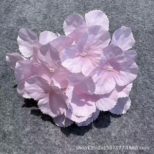 Fleurs artificielles Qiye, têtes de fleurs d'hortensia en soie, lot de 21 pièces, décoration de mariage pour toiles de fond, murs fleuris, arches - Product Image 1