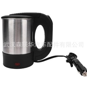 <b>Car</b> Stainless Steel <b>Kettle</b> 12V Vehicle Power Supply 304 Material Convenient Automotive Use - Product Image 1