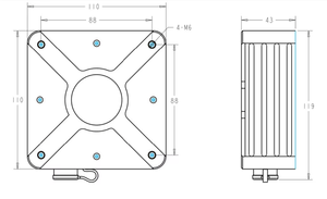 BoyAiot رصد مستوى مستمر مقاوم للانفجار IP68 مدى 55 م خزان نهر مفتوح القناة بدون اتصال RS485 - Product Image 3