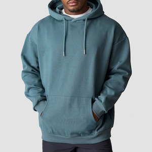 Sudadera con Capucha Personalizable para Hombre, Estilo Holgado, Transpirable, Informal, para Otoño e Invierno, Mezcla de Algodón, Básica, Talla Grande - Product Image 3