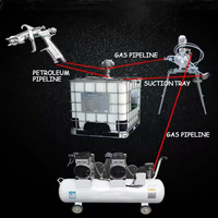 Agitatore Pneumatico in Lega di Alluminio per Serbatoi IBC da 1000L, Miscelatore Industriale OEM SPMEKE MBP per Liquidi con Solidi Sospesi