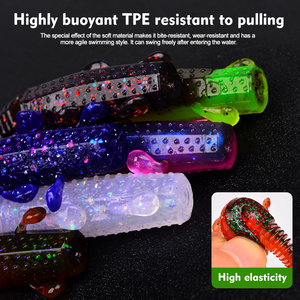 เหยื่อปลอมกุ้ง<span class=keywords><strong>ลอย</strong></span>น้ำ WEIHE 6 สี ขนาด 6.8 ซม. 7.6 ซม. ทำจาก TPE หางแบบเข็มเกลียว ไม่มีตะขอ สำหรับตก<span class=keywords><strong>ปลา</strong></span>แบส <span class=keywords><strong>ปลา</strong></span>เทราต์ <span class=keywords><strong>ปลา</strong></span>เพิร์ช <span class=keywords><strong>ปลา</strong></span>แครปปี้ - Product Image 5