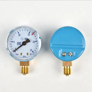 เกจวัดแรงดันท่อ WQ Bourdon 0-25 MPa สำหรับตัวลดแรงดันออกซิเจน WQ-001 - Product Image 1