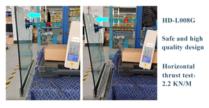 ระบบราวบันไดแบบติดตั้งบนพื้น HDSAFE HD-L008F ดีไซน์แบบฟาร์มเฮาส์ ไฟ LED อะลูมิเนียม <span class=keywords><strong>กระจก</strong></span> รางรูปตัวยู สำหรับบันได ระเบียง รั้ว ติดตั้งง่าย - Product Image 6