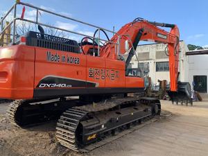 Doosan DX340 34 tonnes Pelle hydraulique sur chenilles haute qualité grande pelleteuse d'occasion Corée moteur de seconde main disponible à la vente - Product Image 2