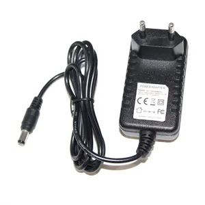 Wholesale Wall Type Power Adapter Charger Universal Ac Uk eu 12V 2A Supply with dc 5.5*2.1mm