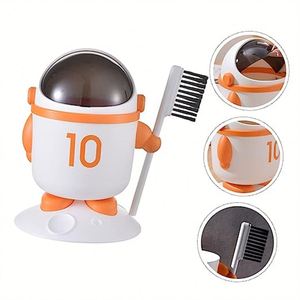 Flip <strong>Garbage</strong> <strong>Can</strong> <strong>Home</strong> <strong>Garbage</strong> Bin Household Trash <strong>Can</strong> Trash Bucket Orange Astronaut Trash Bins - Product Image 5