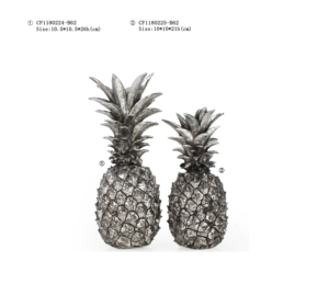 Commerci all'ingrosso 3D Ornamenti Resina Decorative Antique Finitura Ananas Oggetto Per Tavolo Decor - Product Image 4