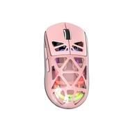 M7 Mouse Gaming Ringan Tri-Mode 2.4Ghz Nirkabel RGB Backlit Programmable 5-Tombol dengan Penerima USB dan Kabel Type-C