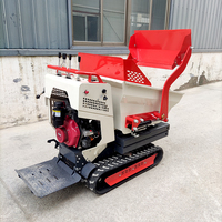 Camion à benne basculante Mini Dumper Crawler Dumper Mini Transporter Construction agricole Petit camion à chenilles à vendre