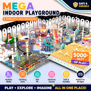 Easy Disinfect Commercial <b>Indoor</b> Playground Soft Play with <b>Slide</b> for Post Pandemic Use - Product Image 1