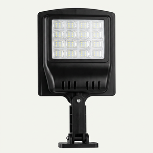ไฟถนนโซลาร์เซลล์ LED 320W ABS IP67 ติดผนัง โมโนไซเซลล์ ได้รับการรับรองมาตรฐาน CE มุมลำแสง 120 องศา 6000K แสงเดย์ไลท์ รับประกัน 2 ปี CRI80 - Product Image 1