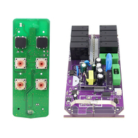 Télécommande industrielle sans fil IP66 étanche à 4 boutons (2 doubles + 2 simples) pour palan de pont roulant