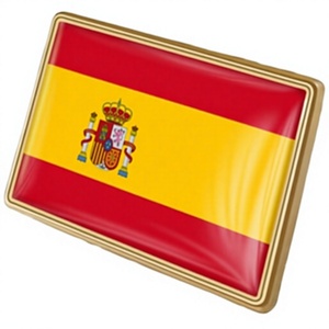 Broche rectangulaire drapeau de pays, badge de <span class=keywords><strong>voyage</strong></span> international en alliage métallique, souvenir fabriqué en Chine pour chapeau, vêtements, sac à dos - Product Image 1