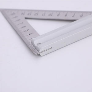 Hochwertiges Layout-Werkzeug Edelstahl <span class=keywords><strong>Carpenter</strong></span> Square Genaues Holzbearbeitungs-Messwerk zeug Triangle Set Square - Product Image 5