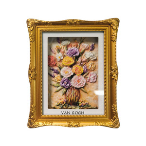 Tableaux Mondialement Célèbres, Aimants <span class=keywords><strong>de</strong></span> Réfrigérateur Stéréo 3D, Figurines Décoratives, Série <span class=keywords><strong>Van</strong></span> <span class=keywords><strong>Gogh</strong></span>, Artisanat en Résine, Souvenirs, Objets <span class=keywords><strong>de</strong></span> Collection - Product Image 5