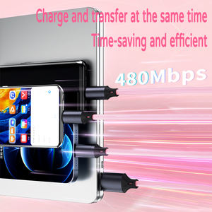 Cable de Carga Rápida 3 en 1 de Silicona Líquida de 120 W: IP/Tipo-C/Micro para Teléfono y Dispositivo - Product Image 4