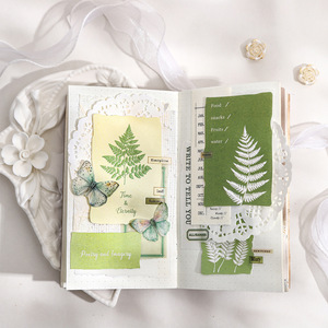 GF 10 feuilles Good Day Beautiful Day Grass Poetry Embossed 3D Artistic Journal Decoration Material Eco-friendly Sticky <span class=keywords><strong>Notes</strong></span> - Product Image 4