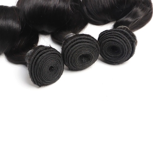 Lots de Cheveux Humains Bouclés Double Drawn Personnalisés en Gros, Cheveux Brésiliens Fumi Pixie Rose, <span class=keywords><strong>Tissage</strong></span> de Cheveux Naturels Noirs Faits à la Machine - Product Image 4