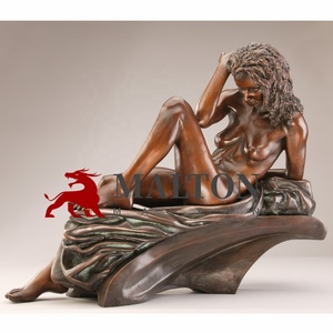 Escultura de Dama con <span class=keywords><strong>Motor</strong></span> de Bronce para Exteriores, 130 cm de Altura, Fundición e Impresión Digital, Personalizable para Arte y Coleccionismo, Marca MALTON - Product Image 2