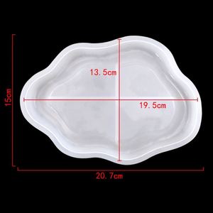 Moule en silicone pour dessous de verre en forme de nuage unique, résine époxy, fabrication artisanale DIY, tapis de découpe OEM/ODM - Product Image 2