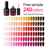 Vernis à ongles gel couleur unie régulière, lot de 12 couleurs, à retirer par trempage, compatible UV/LED, prix usine de gros