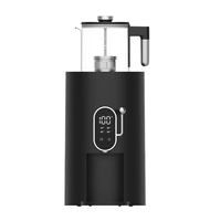 Distributeur d'eau chaude en titane pur avec infuseur à thé, bouilloire 1,5 L, contrôle multi-températures, machine instantanée, infuseur à thé amovible, pour hôtel
