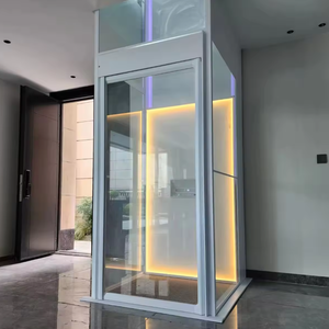 Mini ascenseur domestique moderne AC-Driven Hydraulic pour une utilisation en appartement avec une construction en acier à haute résistance - Product Image 3