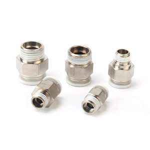 Connecteur rapide à filetage externe PC/PCF, pièces pneumatiques pour palan pneumatique modèle PC8-02/10-03, connexion rapide - Product Image 2