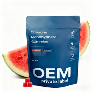 Fabrik-OEM Zuckerfreie KREATIN-MONOHYDRAT-GUMMIS 90 Stück Wassermelonen-Geschmack - Product Image 1