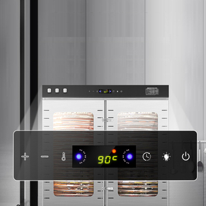 Déshydrateur alimentaire commercial grande capacité rotatif à 360 degrés pour fruits et légumes, en acier inoxydable, pour viande et légumes, grande capacité - Product Image 2