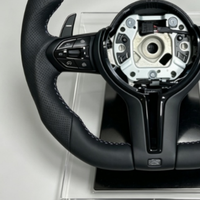 Volant en cuir personnalisé en forme de D M Performance pour BMW F10 F20 F30 F32 F80 F82 M3 M4 M5 M6 E90 X5 X6