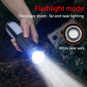 Lámpara de Trabajo LED Portátil, Recargable por USB, Lámpara de Camping Plegable, Recargable, para Pesca, Emergencias, Lámpara de Pie - Product Image 4