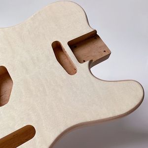 Cuerpo de guitarra Alder de repuesto sin acabar TL con chapa acolchada - Product Image 4