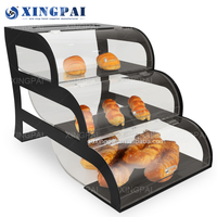 XINGPAI présentoir de nourriture de buffet de banquet de mariage et de fête présentoir de boulangerie en acrylique à 3 niveaux présentoir de gâteau de dessert