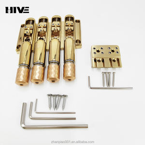 <span class=keywords><strong>Bajo</strong></span> eléctrico sin cabeza, gama alta, puente de cobre de cuatro cuerdas, placa de tensión de puente de guitarra con almohada debajo del puente, juego completo - Product Image 5