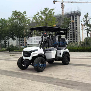 Voiturette de golf électrique tout-terrain 4 places de haute qualité pour les aventures de chasse, voiturette de golf électrique multifonctionnelle tout-terrain 4 places - Product Image 5