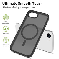 Coque magnétique anti-chute 2-en-1 Silver Shield à grand trou, compatible 16 Pro Max, design animal, effet peau pressée à chaud, finition mate
