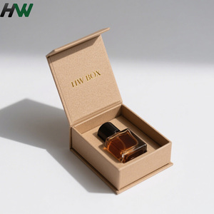 Boîte rigide en carton de luxe avec fermeture magnétique, logo personnalisé en estampage à chaud, laminage mat, gaufrage, boîte cadeau pour parfum - Product Image 2