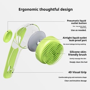 <span class=keywords><strong>Brosse</strong></span> de toilettage pour <span class=keywords><strong>chien</strong></span>, <span class=keywords><strong>brosse</strong></span> de bain pour animaux de compagnie, <span class=keywords><strong>brosse</strong></span> de massage apaisante en caoutchouc pour chiens et chats à poils longs ou courts - Product Image 5