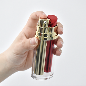 Flacone Airless a Doppia Camera con Pompa per Siero e Lozione, 5ml*2 10ml*2 15ml*2, Confezione Cosmetica <span class=keywords><strong>Vuota</strong></span> in Plastica a Due Teste di KINPACK - Product Image 2