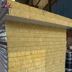 Panel Sándwich de Lana de Roca de Grado Industrial, Excelente Resistencia al Fuego y Aislamiento Acústico, Apto <span class=keywords><strong>para</strong></span> <span class=keywords><strong>Techos</strong></span> de Cuartos Limpios - Product Image 3